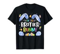 Festa di Pasqua in famiglia con coniglietto "I'm the Brother Maglietta