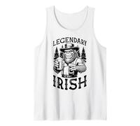 Festa di San Patrizio Bigfoot Leggendario Irish Beer Sasquatch Canotta