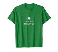 Festa di San Patrizio Kiss Me I'm Korean Maglietta