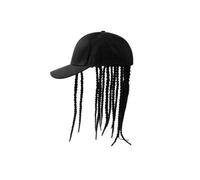 Festa Hip Hop Cappello Baseball Parrucca Treccia Lungo Rasta Visiera Sole