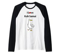 Festa I Love Koh Samui Maglia con Maniche Raglan