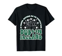 Festa irlandese di San Patrizio Dublino Irlanda Retro Groovy Maglietta