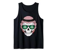 Festa Nazionale dell'Arabia Saudita KSA Skull I Love KSA Canotta