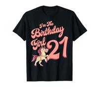 Festa per il 21° compleanno a tema I'm The Birthday Girl 21 Maglietta