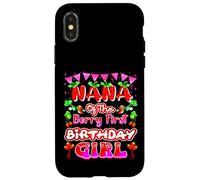 Festa per il primo compleanno di Nana Of The Berry Sweet One Strawberry Custodia per iPhone X/XS