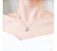 Festa retrò zircone Nozze Nuziale Femminile da Giorno Collana collane di San e Pendenti collane di Natale Lunghe per Donne