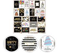 Festa Scheda Compleanno Carte Miste Festa Supply con Buste 24 X Compleanno Lotto