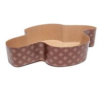 FESTA WOW Stampo per Colomba Pasquale Set 10 PZ Forme per Colombe,Pan Brioche e Dolci Pasquali 500/750/1000gr Carta Alimentare per Uso da Forno con Fascia Corrugata (750gr)