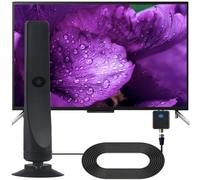 Festberg Hitenna - Antenna TV digitale Wavemax Freeview, per interni, con segnale forte, portata UK oltre 300 miglia, antenna per Smart TV, antenna DVB-T e DVB-T2 per esterni