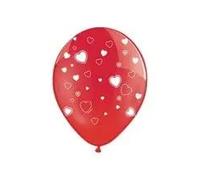 Feste e Party 50 PEZZI Palloncini LATTICE 30 CM colore rosso STAMPA CUORE CUORI
