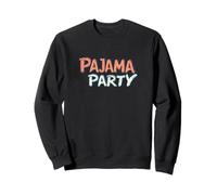 Festeggia il comfort con questo discorso pigiama party Felpa