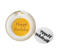 Festeggia il compleanno con stampi per biscotti inglesi con scritta "Happy Birthday", per pasta di zucchero e pasta di zucchero, strumento da forno per la casa