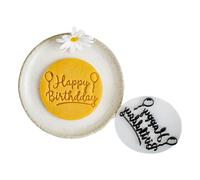 Festeggia il compleanno con stampi per biscotti inglesi con scritta "Happy Birthday", per pasta di zucchero e pasta di zucchero, strumento da forno per la casa