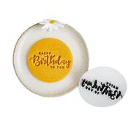 Festeggia il compleanno con stampi per biscotti inglesi con scritta "Happy Birthday", per pasta di zucchero e pasta di zucchero, strumento da forno per la casa