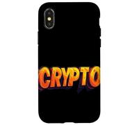 Festeggia il futuro con questo logo Blockchain Statement Custodia per iPhone X/XS