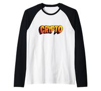 Festeggia il futuro con questo logo Blockchain Statement Maglia con Maniche Raglan