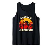 Festeggia il mese della storia nera delle donne vintage di Juneteenth Canotta
