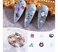 Festeggia il Natale dorato paillettes 3D metallo arte decorazione fiocco di neve albero di Natale pacchetto