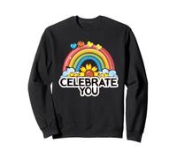Festeggia il tuo orgoglio LGBT - Cute Self Love LGBTQ Pride Month Felpa
