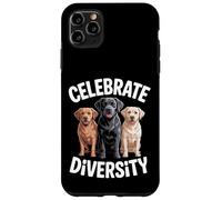 Festeggia la diversità Labrador Dog Custodia per iPhone 11 Pro Max