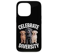 Festeggia la diversità Labrador Dog Custodia per iPhone 13 Pro