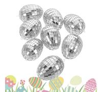 Festeggia La Primavera Con 8 Mini Decorazioni Per Uova Di Pasqua. Perfetto per la casa, l'ufficio, la sala da pranzo, la decorazione di festa, il fai da te o la fotografia. Uova Compatte Di 4 ×