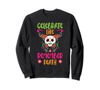 Festeggia la Vita Ricorda la Morte Dia De Los Muertos Felpa