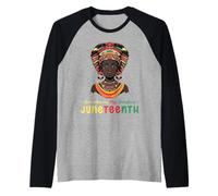 Festeggia Le Donne Nere Che ricordano i Miei antenati Juneteenth Maglia con Maniche Raglan