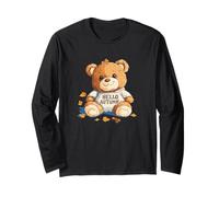 Festeggia Le Foglie d'oro con Questo Adorabile Orso Autunnale Maglia a Manica