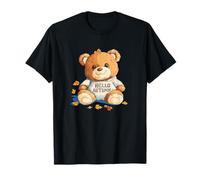 Festeggia Le Foglie d'oro con Questo Adorabile Orso Autunnale Maglietta