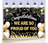 Festeggia lo striscione di laurea, feste di classe 2025, decorazioni per feste o come sfondo per foto e decorazioni per interni o esterni, 180 x 115 cm