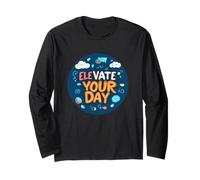 Festeggia l'ottimismo con Questo Outfit di Design Elevate Your Day Maglia a Manica
