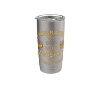 Festeggiamo il mio 60 ° compleanno con il whisky, quindi comprami da bere. Bicchiere termico in acciaio inox doppia parete