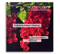 FestFeiern - Cera profumata Scentchips I 12 x aroma di ribes rosso (currant rosso), profumatore per ambienti, melts, cera di soia, cera profumata per lampada aromatica, diffusore