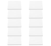 FESTFENDS 10 Pezzi Promemoria Memo X Tascabile Scuola Liste Per In Blocco Note Di Lista Pollici E Piccola Scrittura/Gratta E Strappa Bianco Veloce Lavoro Per Quaderno