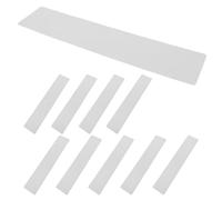 FESTFENDS 10 Pezzi Tennis Court Marker Kit Set di Marcatori per Linee TPE Bianco Resistente all'Usura Facile da Installare per Allenamento Tennis e Uso Indoor e Campo Sportivo