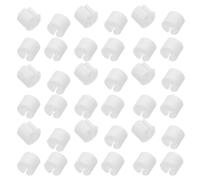 FESTFENDS 100 clip in plastica per appendiabiti, anelli rotondi per marcare le taglie dei vestiti, piccole etichette colorate per la codifica degli indumenti su grucce in filo metallico e