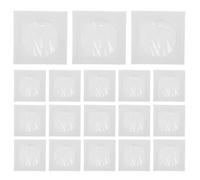 FESTFENDS 100 Pezzi Mini custodie di Carta per CD: Buste per Dischi da 3 Pollici - bustine di Carta da 8 cm con Finestra - coperture Antipolvere per archiviazione di Foto, Demo e per Collezionisti