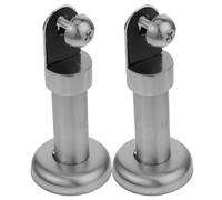 FESTFENDS 2 Pezzi Piedini in Acciaio Inox per Supporto Divisorio, Staffa per Pavimento di Cabine Bagno Pubbliche, Supporto per Sanitari Industriali