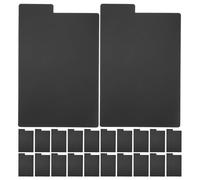 FESTFENDS 25 divisori per scaffali di Dischi in Vinile - Linguette Organizer scrivibili in plastica Spessa per l'organizzazione e la conservazione della Collezione di Album.