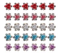 FESTFENDS 30 fermagli a pinza con strass, gioielli per capelli per adolescenti e bambine, fermagli decorativi per acconciature scolastiche e da festa