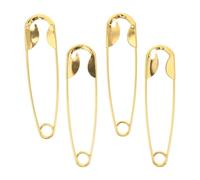 FESTFENDS 4 forcine di sicurezza in metallo per capelli da donna e ragazza - Spille giganti a forma di spillo - Fermagli per chignon e acconciature - Copricapo per tutti i giorni e per le feste