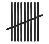 FESTFENDS 5 Paia di Copri Aste Occhiali in Silicone Nero Antiscivolo e Resistente, Protezioni Semplici alla Moda per Corsa e Nuoto