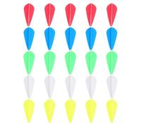FESTFENDS 50 Pezzi Alette per Frecce in Gomma Colore Assortito, Accessori per Tiro, Pratiche e Facili da Usare per Uso Personale e Decorazione Colore Casuale