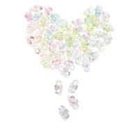 FESTFENDS 60 Pezzi Accessori per Mini Paesaggi Acrilici Realistici, Superficie Liscia e Trasparente, Dimensioni 2,30x1,50x1,00 Cm, per Decorazioni Festa Sottomarina