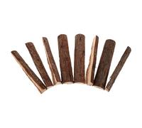 FESTFENDS 8 Pezzi Tronchetti di Legno per Decorazione Stufa, Resistenti alle Intemperie, Tagliabili e Modellabili, per Ambienti Interni e Decorazioni di Caminetti