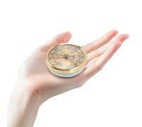 FESTFENDS Barometro Aneroide Regolabile a Quadrante Metallico per Uso Domestico, Portatile da Parete, Strumento Professionale per Misurare la Pressione Atmosferica in Uffici e Ambienti