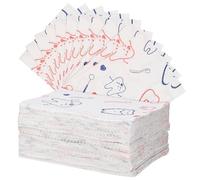 FESTFENDS Bavaglini Dentali Usa e Getta, 80 Pezzi in Carta e Film, Facili da Maneggiare e Versatili, per Studi Dentistici ed Esami