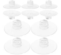 FESTFENDS Clip per Cavi a Ventosa 12 Pezzi, Portacavi Scanalatura per Luci Fatate, Supporto da Parete per Superfici Lisce come Vetro e Bagno, Fissaggio Stabile per Organizzazione Cavi