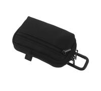 FESTFENDS Custodia Organizer per Registratore Zoom H1essential Nera a | Tessuto Oxford, Clip Moschettone, Scomparti Doppia e Interfaccia Cinghia